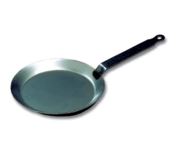 Matfer Bourgeat 062031 7" Dia. Steel Round Crepe Pan