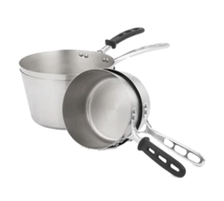 Vollrath 78341 9" W X 5" H 4.5 Quarts Stainless Steel Tapered Sauce Pan