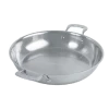 Spring USA 8456-60/30 12" Stainless Steel / Aluminum Round Primo! Gratin/Paella Pan