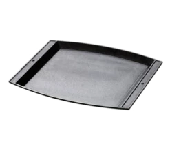 Lodge LJSCP3 15" W X 12" D Rectangular Double Burner Cast Iron Chef's Platter (3 Each Per Case)