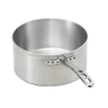 Vollrath 69408 8.5 Qt. Aluminum Natural Wear-Ever Classic Select Heavy-Duty Straight Sided Sauce Pan