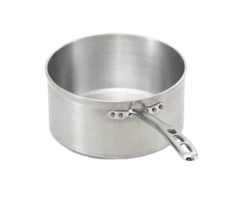 Vollrath 69408 8.5 Qt. Aluminum Natural Wear-Ever Classic Select Heavy-Duty Straight Sided Sauce Pan