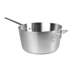 Thunder Group ALSKSS008 10 Qt. Aluminum Mirror Finish Flat Bottom Sauce Pan