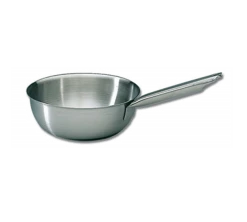 Matfer Bourgeat 686528 11" 4 Qt. Stainless Steel And Aluminum Tradition Plus Saute Pan