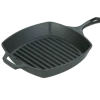 Lodge L8SGP3 10.5" Dia. X 2.62" H Square With Helper Handle Cast Iron Grill Pan (3 Each Per Case)