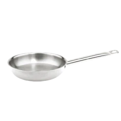 Thunder Group SLSFP014 14" Dia. Stainless Steel Round Welded Handle Fry Pan