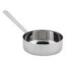 Bon Chef 60033 Serving Side Pan 11 Oz. 4.75" Dia. X 1.5" H 4.5" Side Handle Round Stainless Steel