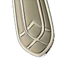 Bon Chef S1400 6.28" 18/10 Stainless Steel Viva Teaspoon