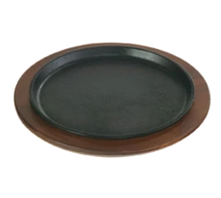 Lodge U7RP 11" W X 11" D Round Wood Underliner (6 Each Per Case)