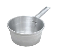 Town 35402/DZ 2 Qt. Aluminum Sauce Pan - 1 Dozen