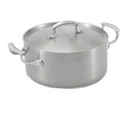 Vollrath 49411 9-1/2" Dia. Stainless Steel / Aluminum Miramar Display Cookware Casserole