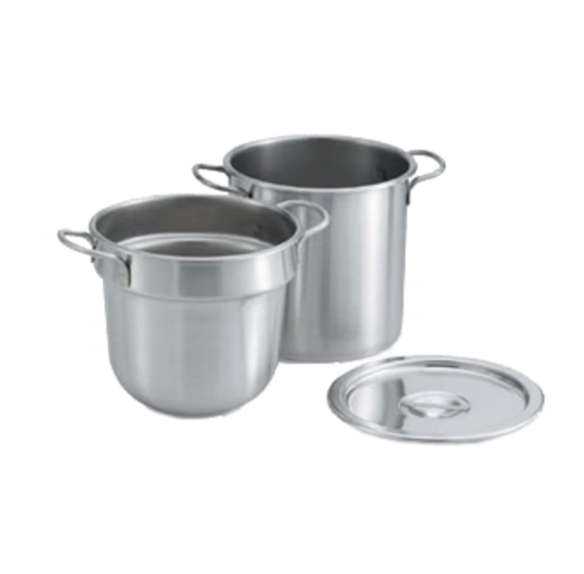 Vollrath 77133 Stainless Steel With Flat Bottom 11" Deep Double Boiler Inset 1 Vollrath 77133 Stainless Steel With Flat Bottom 11" Deep Double Boiler Inset