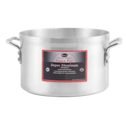Winco AXAP-20 20 Qt. Aluminum Professional Sauce Pot