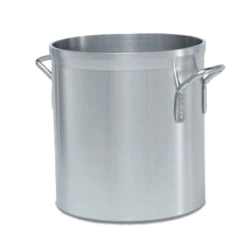 Vollrath 68700 120 Quart 2 Ga. Heavy Duty Aluminum Welded Handles Natural Finish Double-Thick Top & Bottom Classic Select Stock Pot