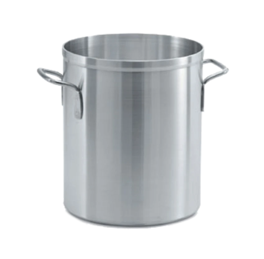 Vollrath 67580 80 Quarts 6 Ga. Standard Aluminum Natural Classic Stock Pot 1 Vollrath 67580 80 Quarts 6 Ga. Standard Aluminum Natural Classic Stock Pot