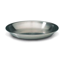 Matfer Bourgeat 713735 13-3/4" Stainless Steel Round Seafood Tray