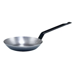 Winco CSFP-12 11.13" Carbon Steel French Style Fry Pan